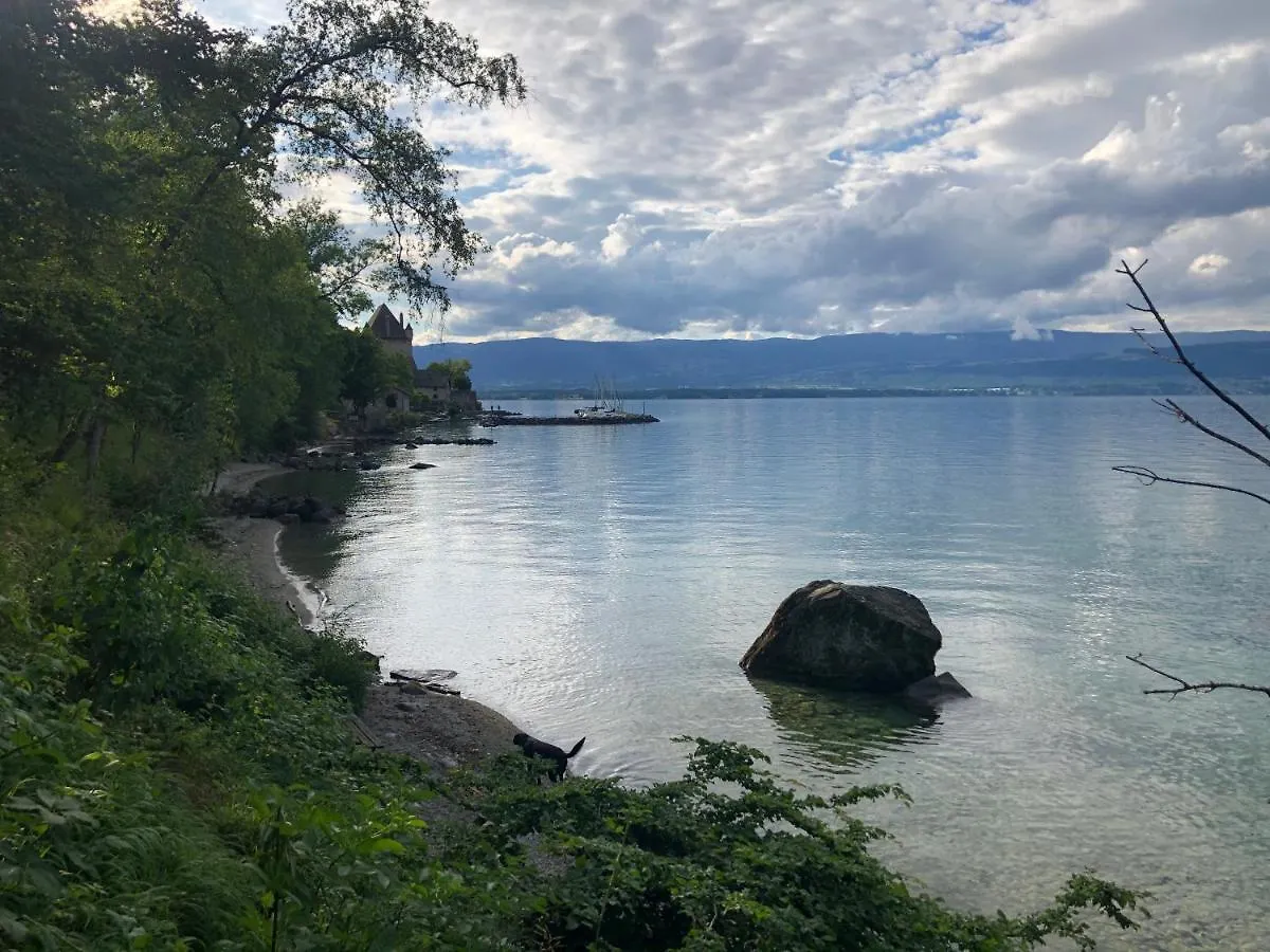 A Room With A View - Maisonnette Dans Bourg Medieval Au Bord Du Lac Leman Yvoire 0*,  France